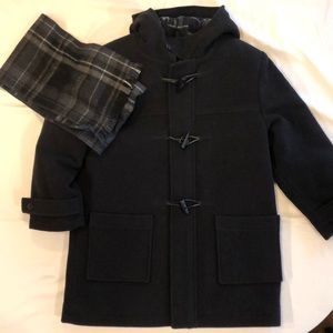 S. Rothschild winter dress coat with scarf
